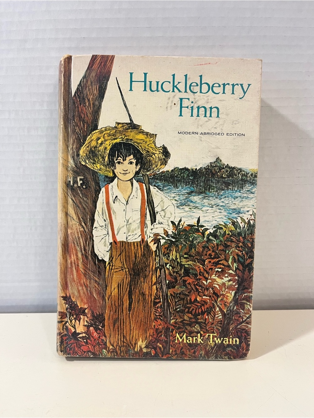 1965 Huckleberry Finn by Mark Twain Hardcover Book